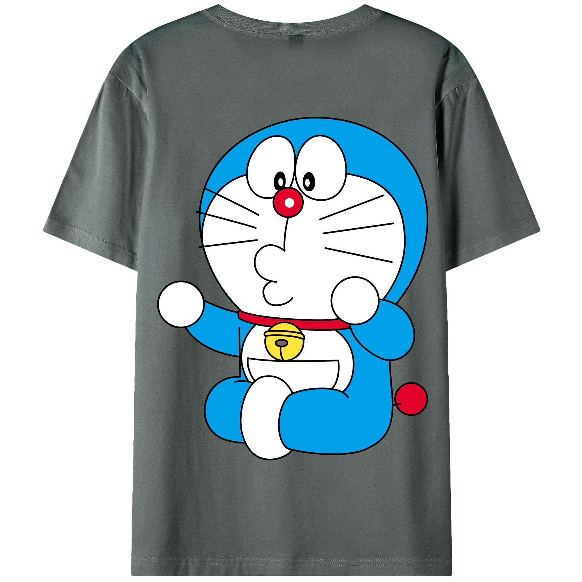 （画像用） ドラえもん Doraemon 綿100％半袖Tシャツ（背面プリント）